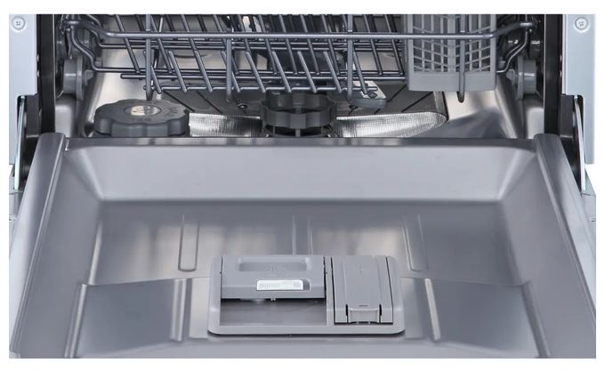 45 cm Geschirrspüler teilintegriert (ohne Front) leise 9 Maßgedecke aquaStop Funktion (Edelstahl) GI520E15X 