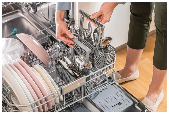 60 cm Geschirrspüler freistehend Leise 14 Maßgedecke aquaStop Funktion Auto Open GS642D90W 