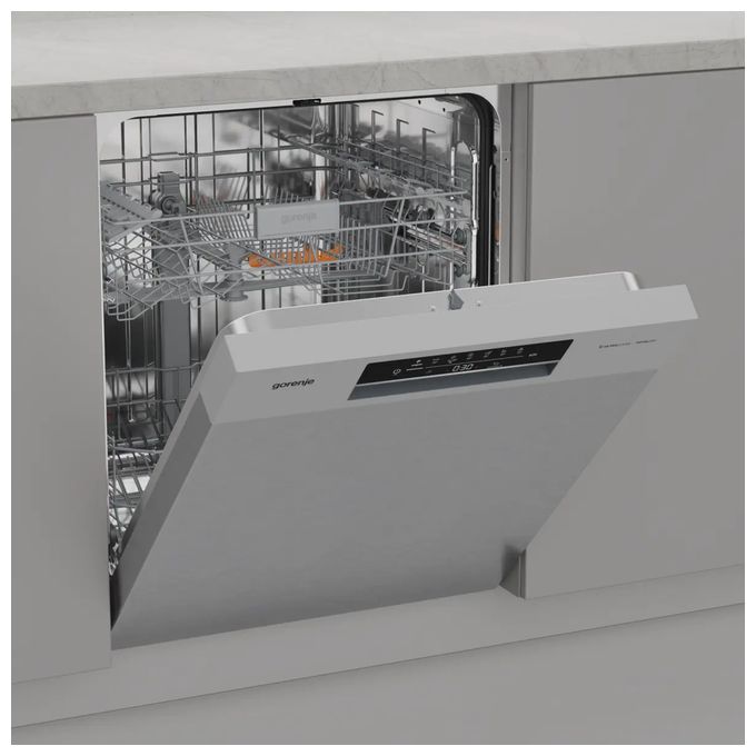 60 cm Geschirrspüler unterbaufähig leise 14 Maßgedecke aquaStop Funktion Auto Open (Silber) GU642C90X 