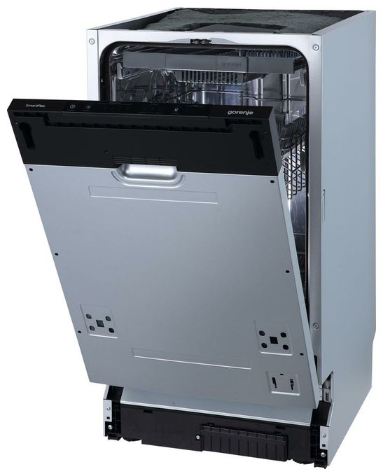 45 cm Geschirrspüler vollintegriert (ohne Front) Leise 10 Maßgedecke aquaStop Funktion Auto Open GV561C10 