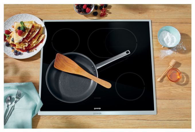 Herdset maxi AutoClean AquaClean mit 60 cm Glaskeramik Kochfeld Steel Set EX (BCS6737E12X + ECD634X) 