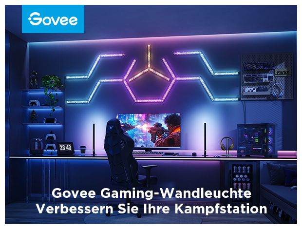LED Intelligente Wandleuchte Multi AC H6063 Wandleuchte Gaming Wall Light Smart 4+1 