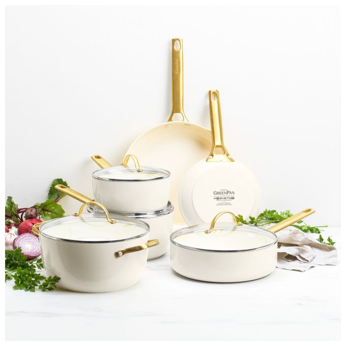  Padova Reserve Bratpfanne 2-er Set 20+26cm (Cremefarben) 