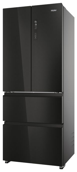 Side-by-Side Kühl-/ Gefrierkombination 262 l / 140 l 287 kWh NoFrost 1775 mm x 700 mm  HFR3718ENGB (Schwarz) 