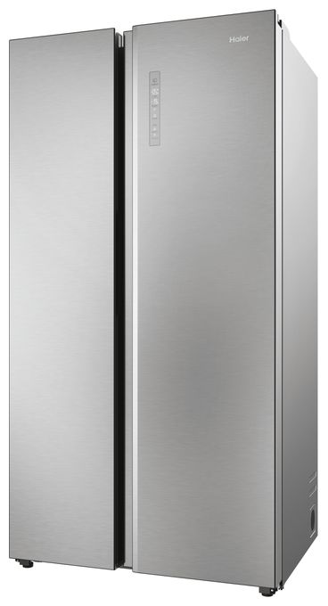 Side-by-Side Kühl-/ Gefrierkombination 391 l / 220 l 143 kWh NoFrost 1775 mm x 726 mm  HSW79F18ANMM (Platin, Edelstahl) 
