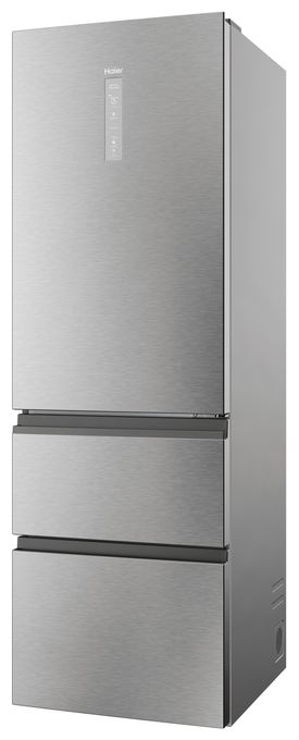 235 l / 125 l Kühl-Gefrierkombi freistehend NoFrost 217 kWh Jahr  HTW5618DNMG (Silber) 