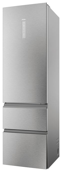 289 l / 125 l Kühl-Gefrierkombi freistehend NoFrost 120 kWh Jahr  HTW7620ANMG (Edelstahl) 