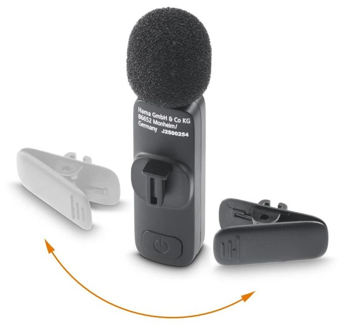 kabellos Lavalier-/Aufsteckmikrofon USB  004680 Smart Wireless (Schwarz) 