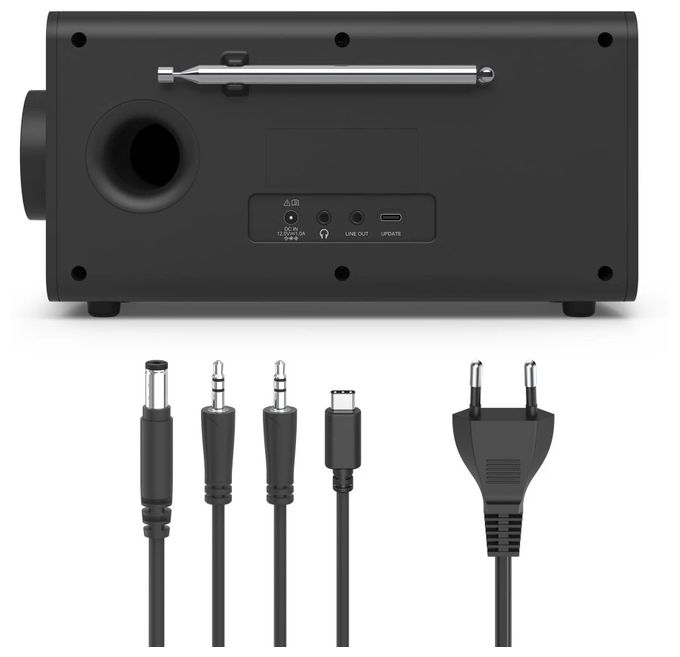 Bluetooth DAB, DAB+, FM Radio Persönlich  054260 DR1001 (Schwarz) 