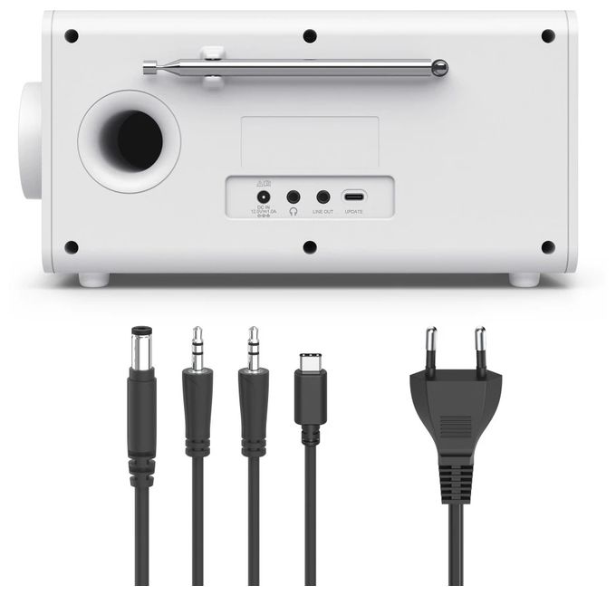 Bluetooth DAB, DAB+, FM Radio Persönlich  054261 DR1001 (Weiß) 