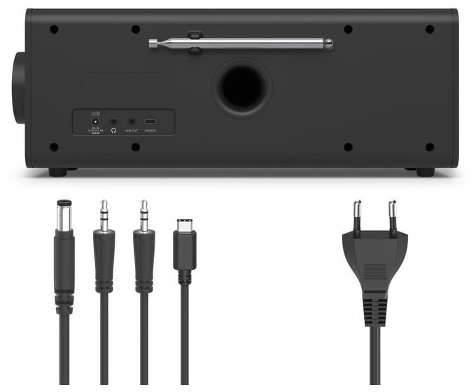 Bluetooth DAB, DAB+, FM Radio Persönlich  054262 DR2002 (Schwarz) 