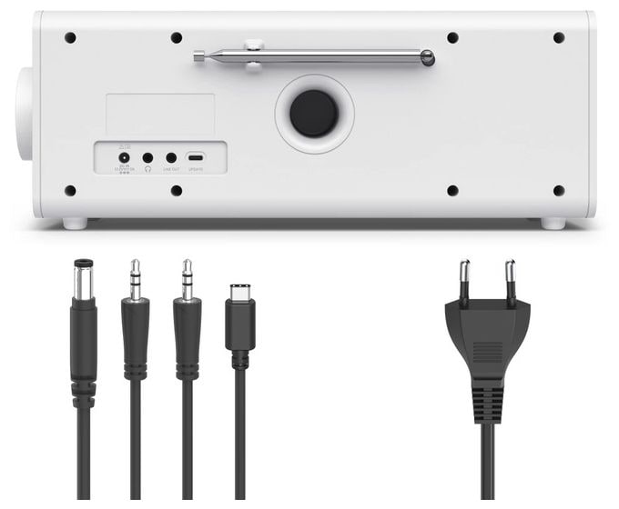 Bluetooth DAB, DAB+, FM Radio Persönlich  054263 DR2002 (Weiß) 