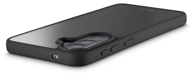 Cover für Samsung Galaxy A57 5G (Schwarz, Transparent) 080347 Frame Protect 