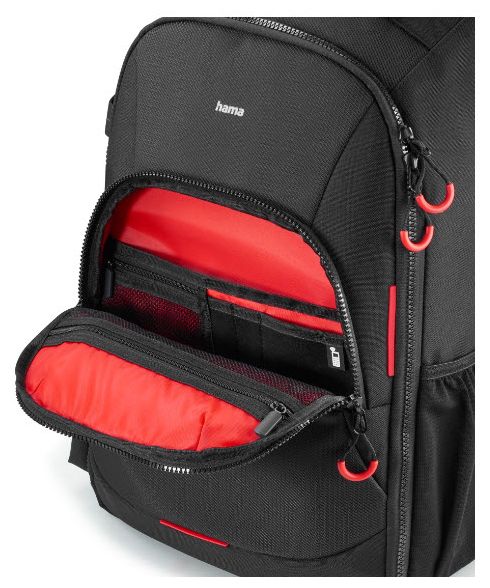 Kamera-Rucksack für Jede Marke 270 x 120 x 340 mm  121346 Ohio (Schwarz, Rot) 