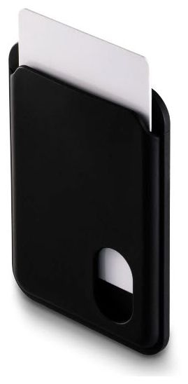 Kartenhalter für Apple iPhone 12/13/14/15/16  123773 Fantastic Feel (Schwarz) 