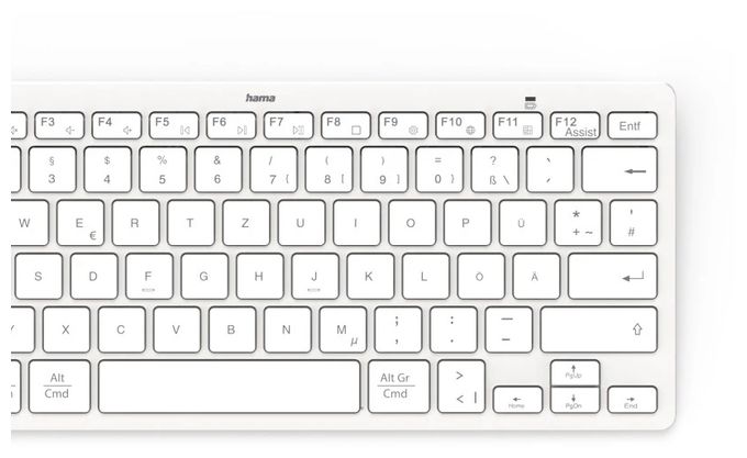 für Jede Marke  125133 Travel 400 Tastatur (Grau, Weiß) 