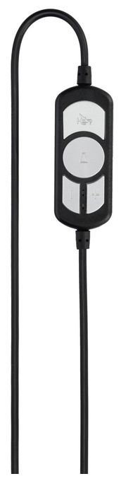 Over Ear Kopfhörer Kabelgebunden USB Typ-A  139924 HS-USB300 (Schwarz) 