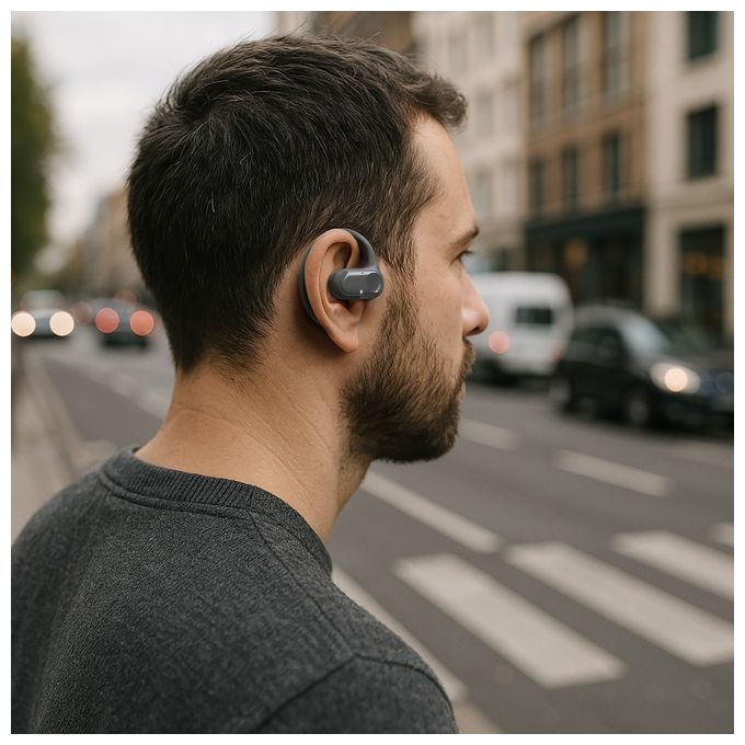In-Ear Bluetooth Kopfhörer Kabellos TWS 6 h Laufzeit  184091 Spirit Open (Schwarz) 