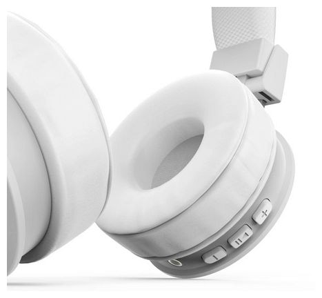 Ohraufliegender Bluetooth Kopfhörer kabellos 15 h Laufzeit  184197 Freedom Lit II (Weiß) 