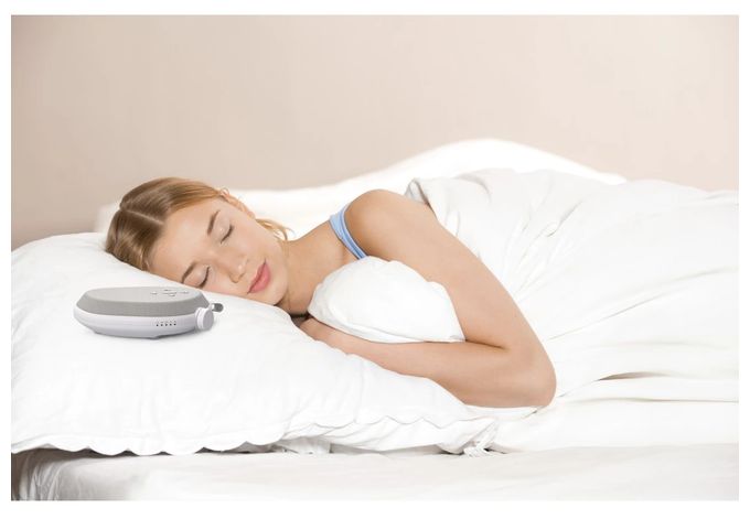 3 W Bluetooth Lautsprecher Laufzeit bis 20 h  188244 Calm (Grau, Weiß) 