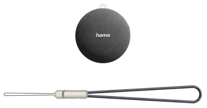 5 W Bluetooth Lautsprecher IPX0 Laufzeit bis 6 h  188245 MagBuddy (Grau) 