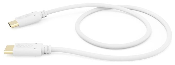 0,48 Gbit/s Stecker Rundkabel USB C auf USB C 1,5 m  201704 (Weiß) 