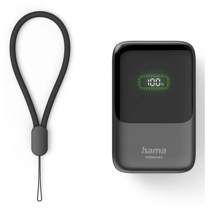 10000 mAh Powerbank USB Typ-C  201784 Roll Up 10 (Anthrazit) 