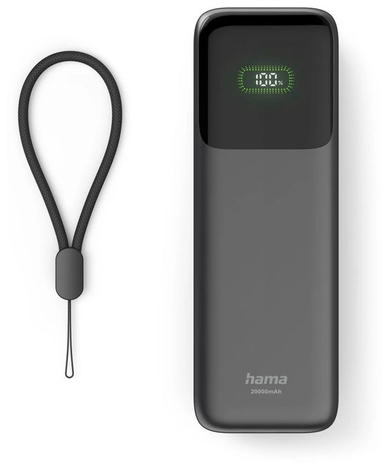 20000 mAh Powerbank USB Typ-C  201785 Roll Up 20 (Anthrazit) 