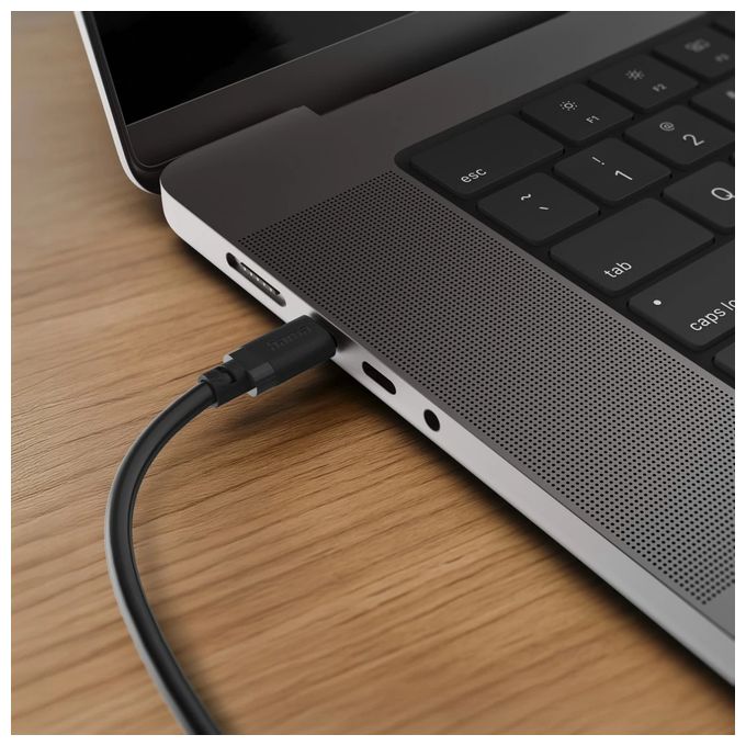 0,48 Gbit/s Stecker USB C auf USB C 3 m  201810 (Schwarz) 