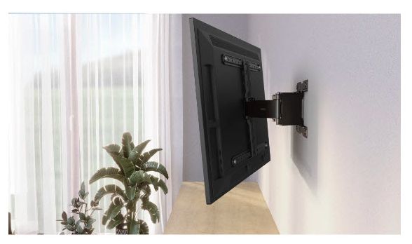 Wand Halterung 60° bis 2,29 m (90") 50 kg neigbar 220851 Ultraslim 