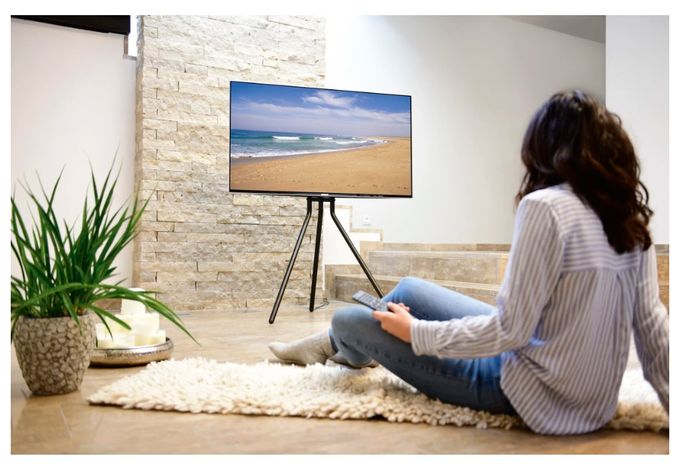 Flur Halterung bis 190,5 cm (75") 40 kg 220870 TV-Ständer, Staffelei freistehend, höhenverstellbar, 191 cm (75) 