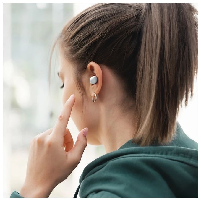In-Ear Bluetooth Kopfhörer Kabellos TWS 4 h Laufzeit  221759 Freedom Buddy II (Weiß) 