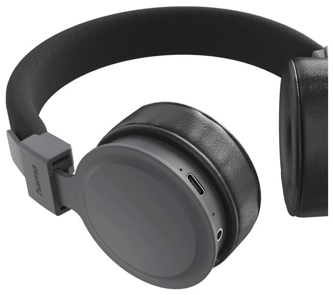 Ohraufliegender Bluetooth Kopfhörer kabellos 15 h Laufzeit USB Typ-C  221765 Freedom Lit III (Schwarz) 