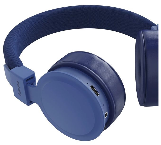 Ohraufliegender Bluetooth Kopfhörer kabellos 15 h Laufzeit USB Typ-C  221767 Freedom Lit III (Blau) 