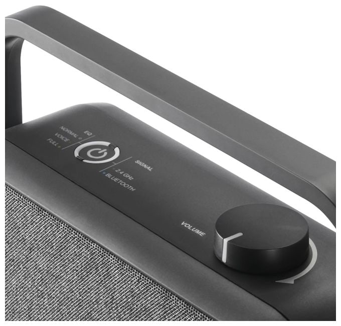 Bluetooth Lautsprecher  221849 Senioren TV (Schwarz, Grau) 