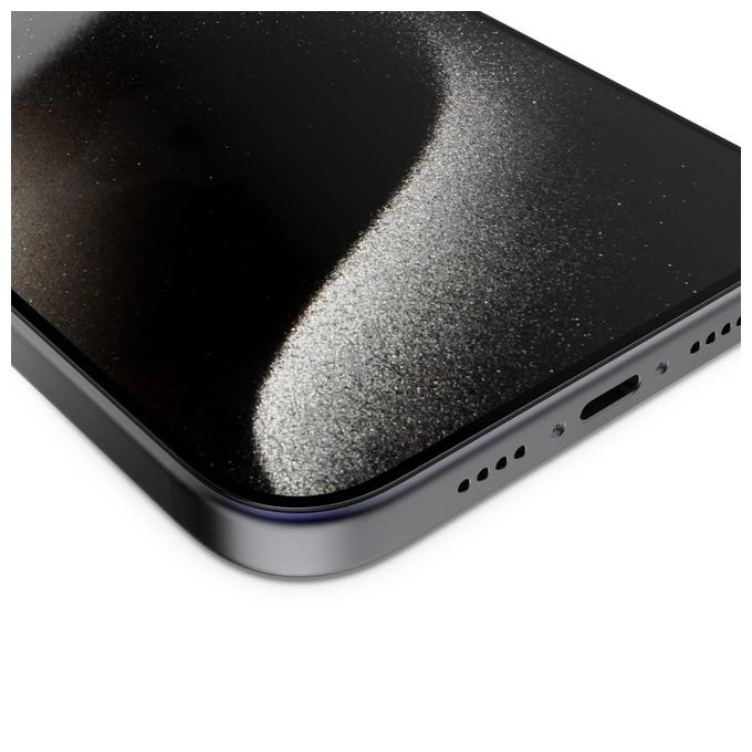 Klare Bildschirmschutzfolie Kunststoff 9H für  Apple iPhone 16 Pro Schlagfest, Kratzresistent, Splitterfrei, Schockresistent 222790 Super Hybrid 