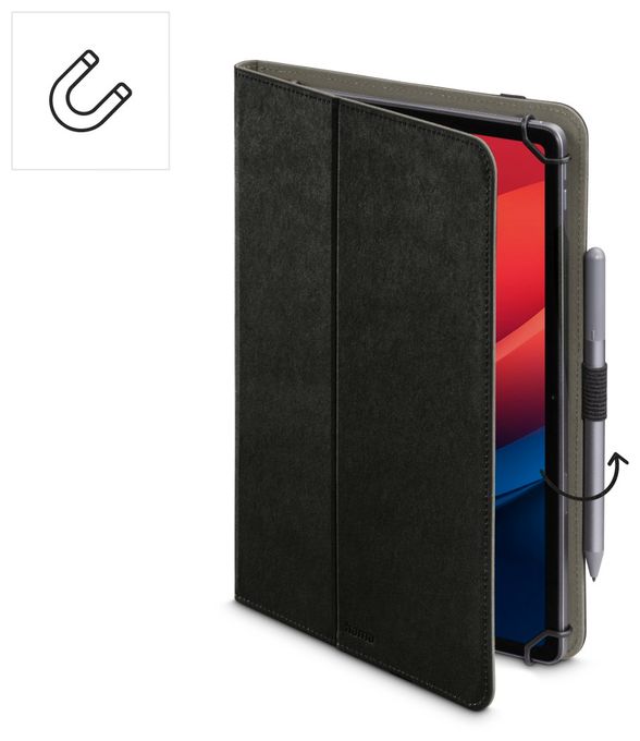 Folio aus Kunststoff für Jede Marke bis 27,9 cm (11") Kratzresistent mit Elastikband (Schwarz) 227070 Velvet 