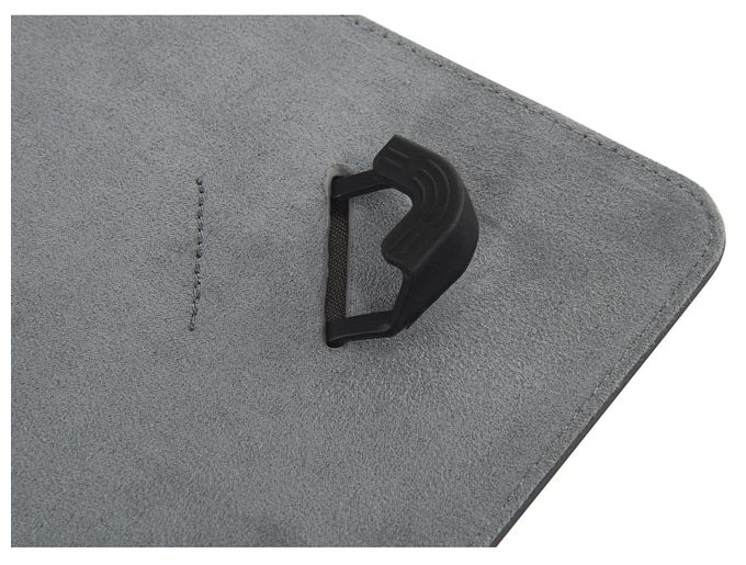 Folio aus Kunststoff für Universal bis 33 cm (13") Schmutzabweisend, Staubresistent, Kratzresistent mit Schnallenverschluss (Schwarz) 227086 Xpand 