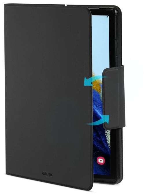 Folio aus Kunststoff für Samsung Galaxy Tab A11+ / A9+ bis 27,9 cm (11") Schmutzabweisend, Staubresistent, Kratzresistent mit Magnetverschluss (Schwarz) 227093 Premium 