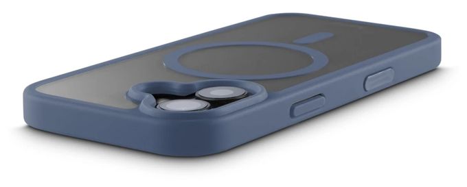 Cover für Apple iPhone 17  232382 Frame Protect (Blau, Transparent) 