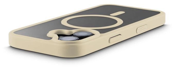 Cover für Apple iPhone 17  232383 Frame Protect (Beige, Transparent) 