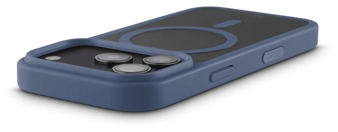 Cover für Apple iPhone 17 Pro  232405 Frame Protect (Blau, Transparent) 