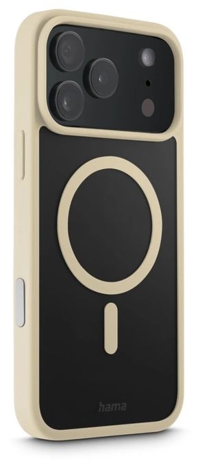 Cover für Apple iPhone 17 Pro Max  232420 Frame Protect (Beige, Transparent) 
