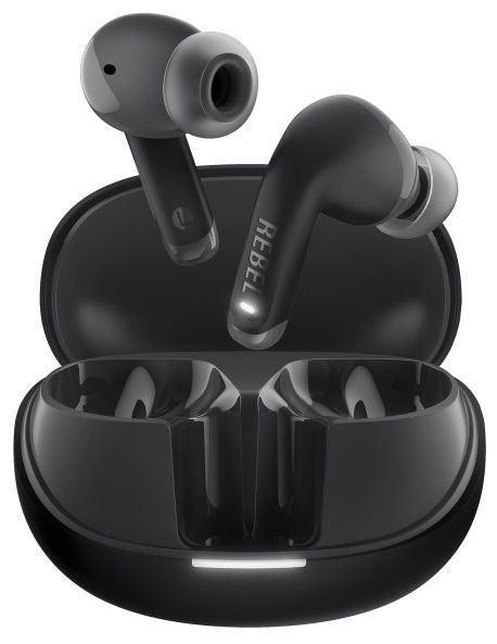 In-Ear Bluetooth Kopfhörer Kabellos TWS IPX4 USB Typ-C  232961 Twins Fuse 2 (Dunkles Grau) 