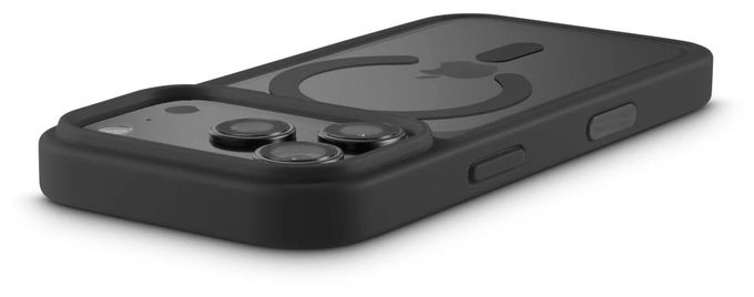 Cover für Apple iPhone 17 Pro / 18 Pro (Transparent, Schwarz) 232450 Frame Protect 
