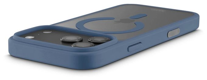Cover für Apple iPhone 17 Pro Max / 18 Pro Max  232467 Frame Protect (Blau, Transparent) 