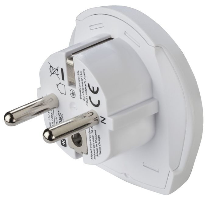 World Travel Pro Light USB Reiseadapter für bis zu 200 Länder 