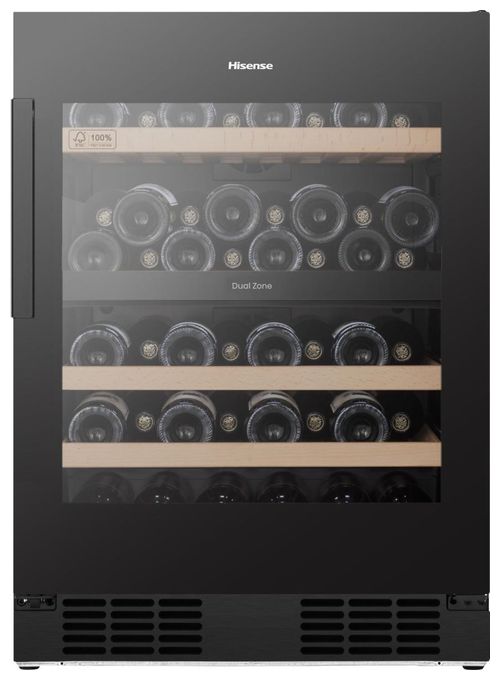 Freistehend weinkeller, Schwarz, 128 l 