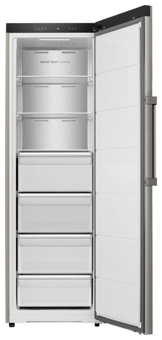 312 l Gefrierschrank 166 kWh Jahr NoFrost  FU310K3AIC (Grau, Edelstahl) 