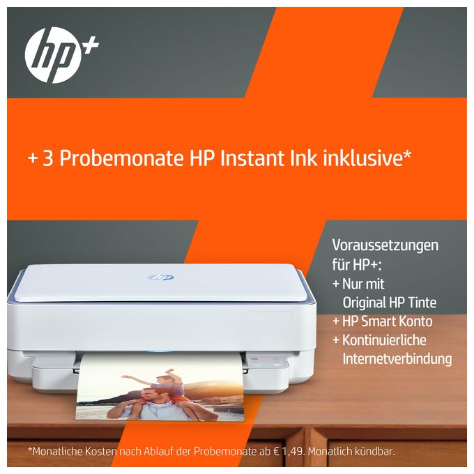 Envy 6010e Wireless All-in-One Farbe Drucker, Instant Ink; Kopierer, Scanner 